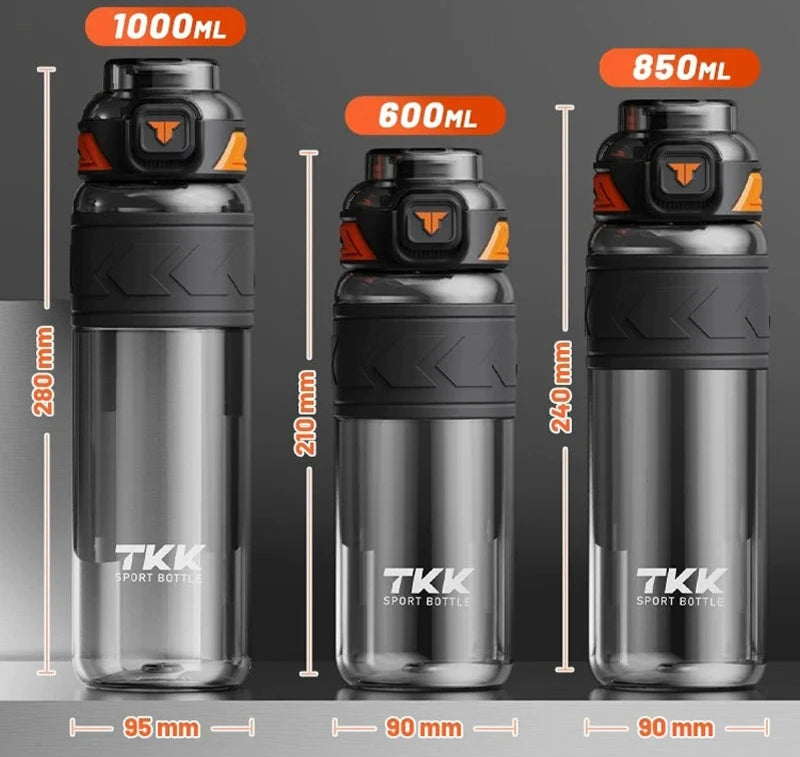 TKK Everyday Hero Bottle size differences - 1000ml, 600ml & 850ml