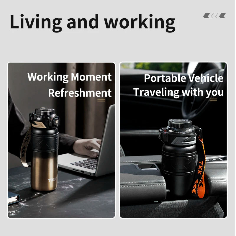 TKK Thermal Keeper Bottle show how you can travel with them