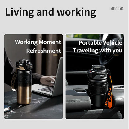 TKK Thermal Keeper Bottle show how you can travel with them